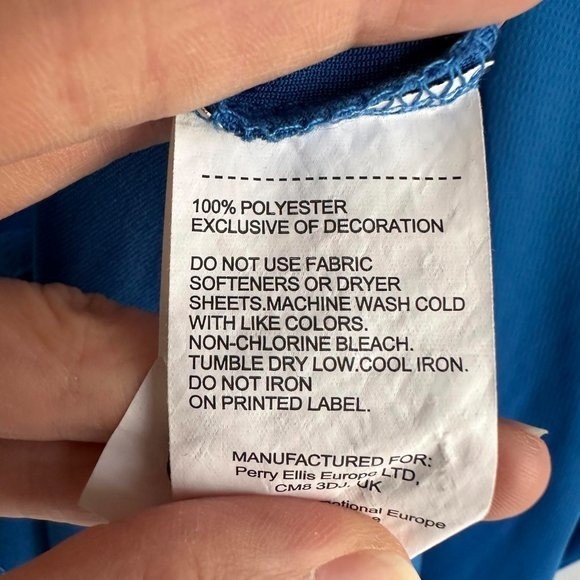 JACK NICKLAUS Blue Mens Athletic Golf Career Polo, XL - Picture 5 of 5